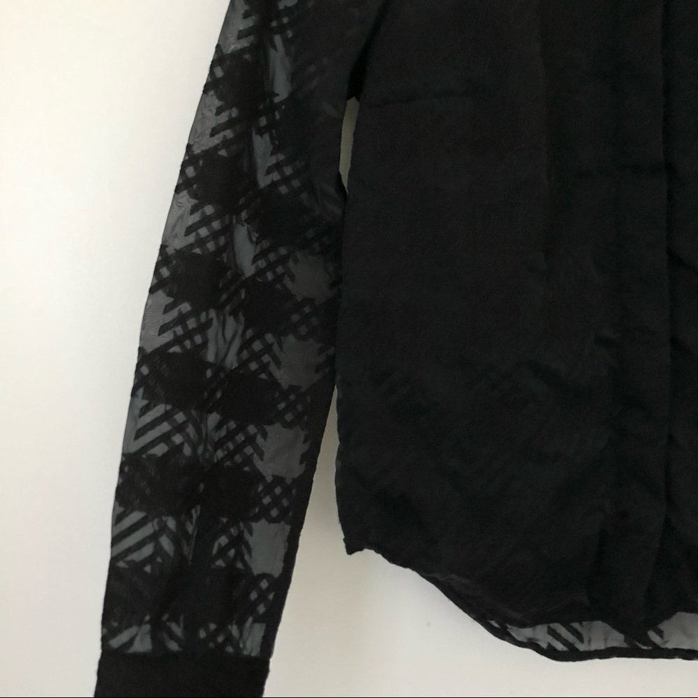 House of Holland Sheer Plaid Shirt - Picture 3 of 6